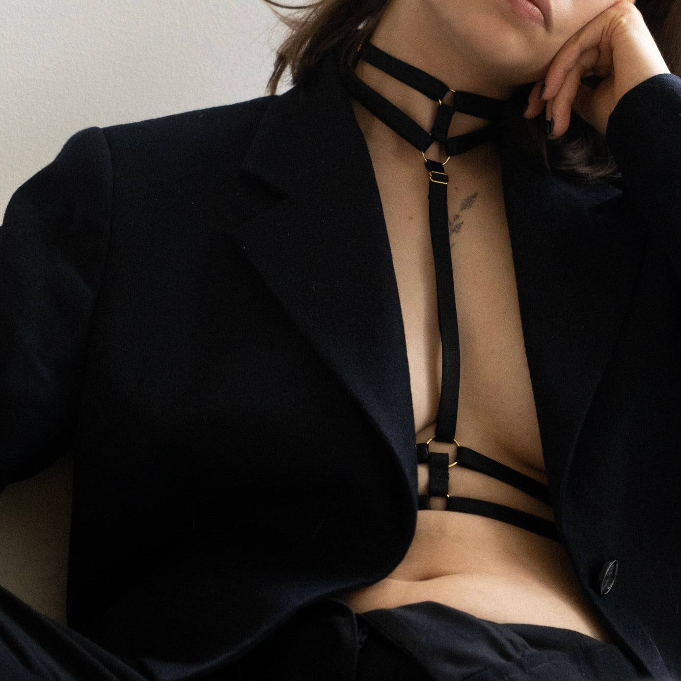 double harness choker
