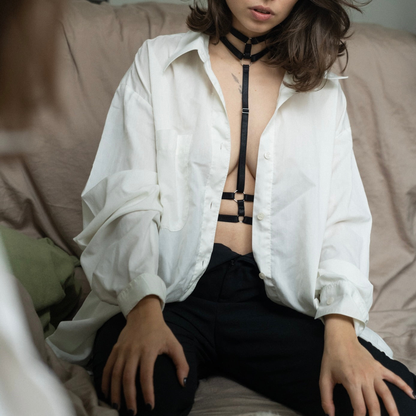 double harness choker